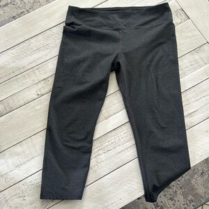 Fabletics Gray Crop Leggings